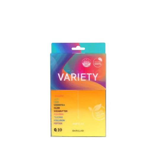 Barulab Vegan Variety Mask Pack, 23 gramas
