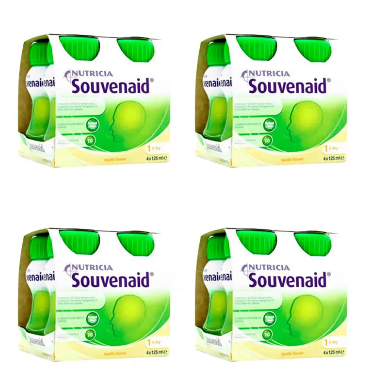 Nutricia Souvenaid Baunilha - Batidos com sabor a baunilha 16 unidades x 125 ml