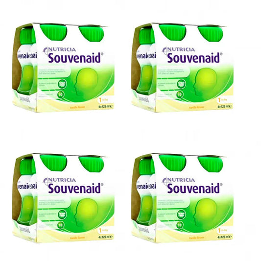 Nutricia Souvenaid Baunilha - Batidos com sabor a baunilha 16 unidades x 125 ml