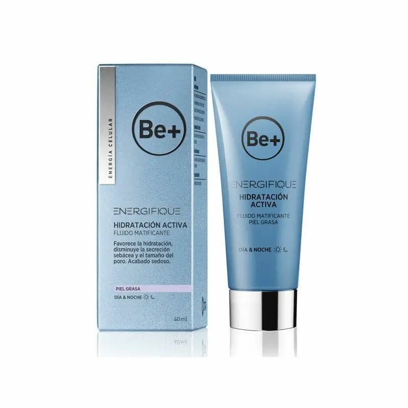 Be+ Fluido Hidratante de Pele Oleosa Adulta, 40 ml