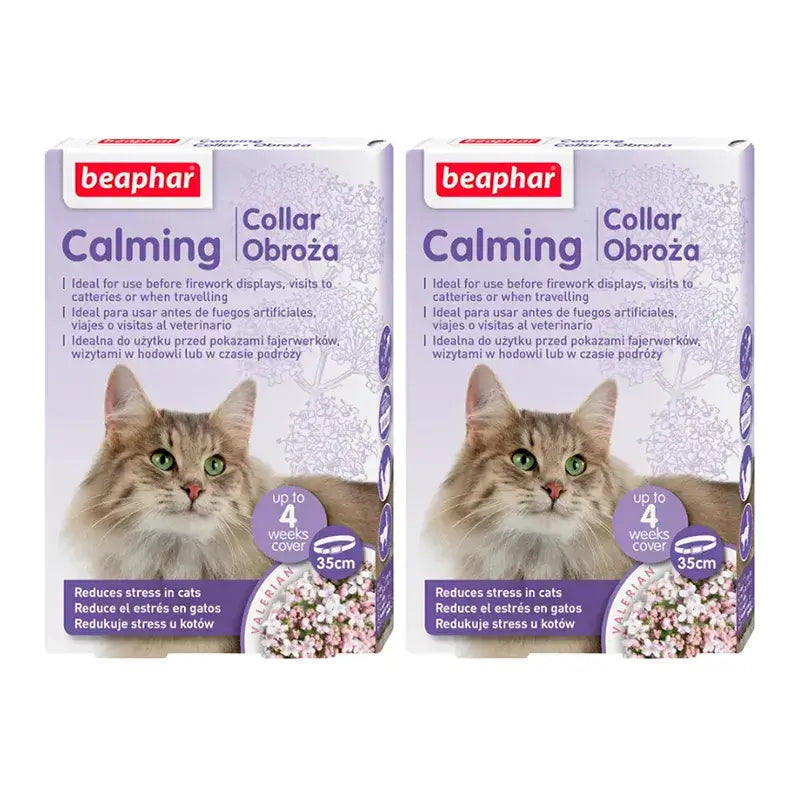 Coleira para gatos Beaphar Calming, embalagem 2 x 35Cm