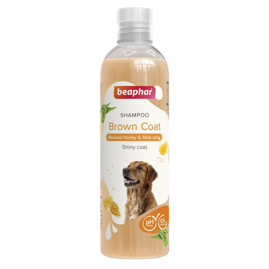 Beaphar Champô para Cães Pelo Castanho, 250 ml