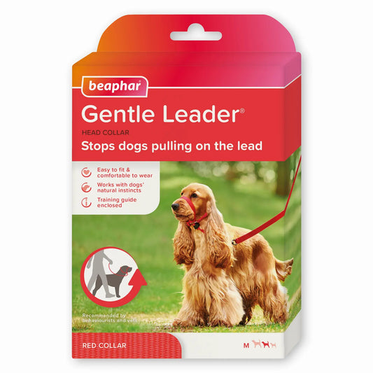 Beaphar Gentle Leader Tamanho M Vermelho, 1 peça
