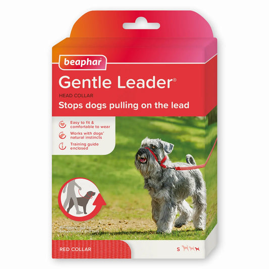 Beaphar Gentle Leader Tamanho S Vermelho, 1 peça