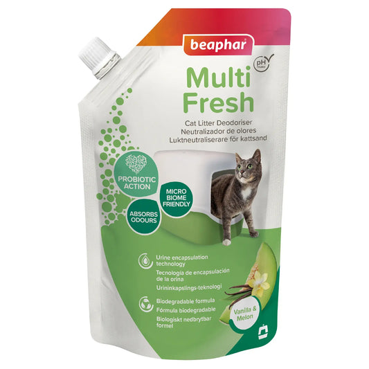 Beaphar Multifresh Neutraliza o Odor Neutraliza Sand Melon Vanilla, 400 gramas
