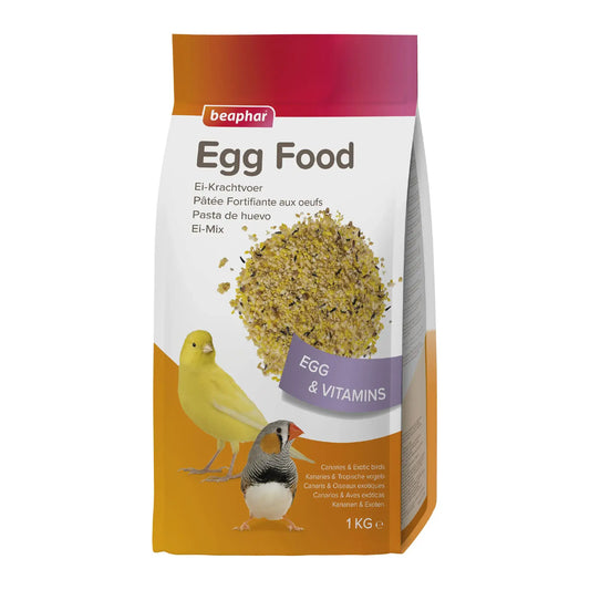 Beaphar Pasta de Ovos para Canários e Aves Exóticas, 1 kg