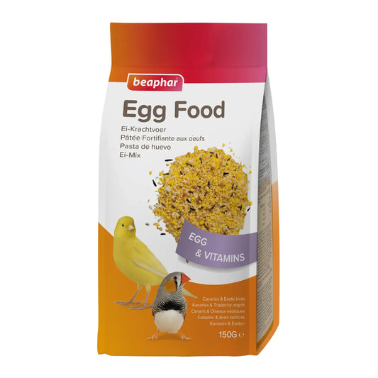 Pasta de Ovos Beaphar para Canários e Aves Exóticas, 150 g