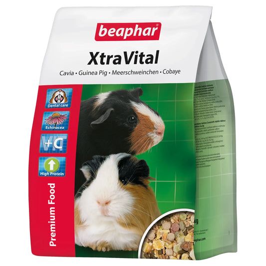 Alimento Beaphar Xtravital para porquinhos-da-índia, 2,5 kg