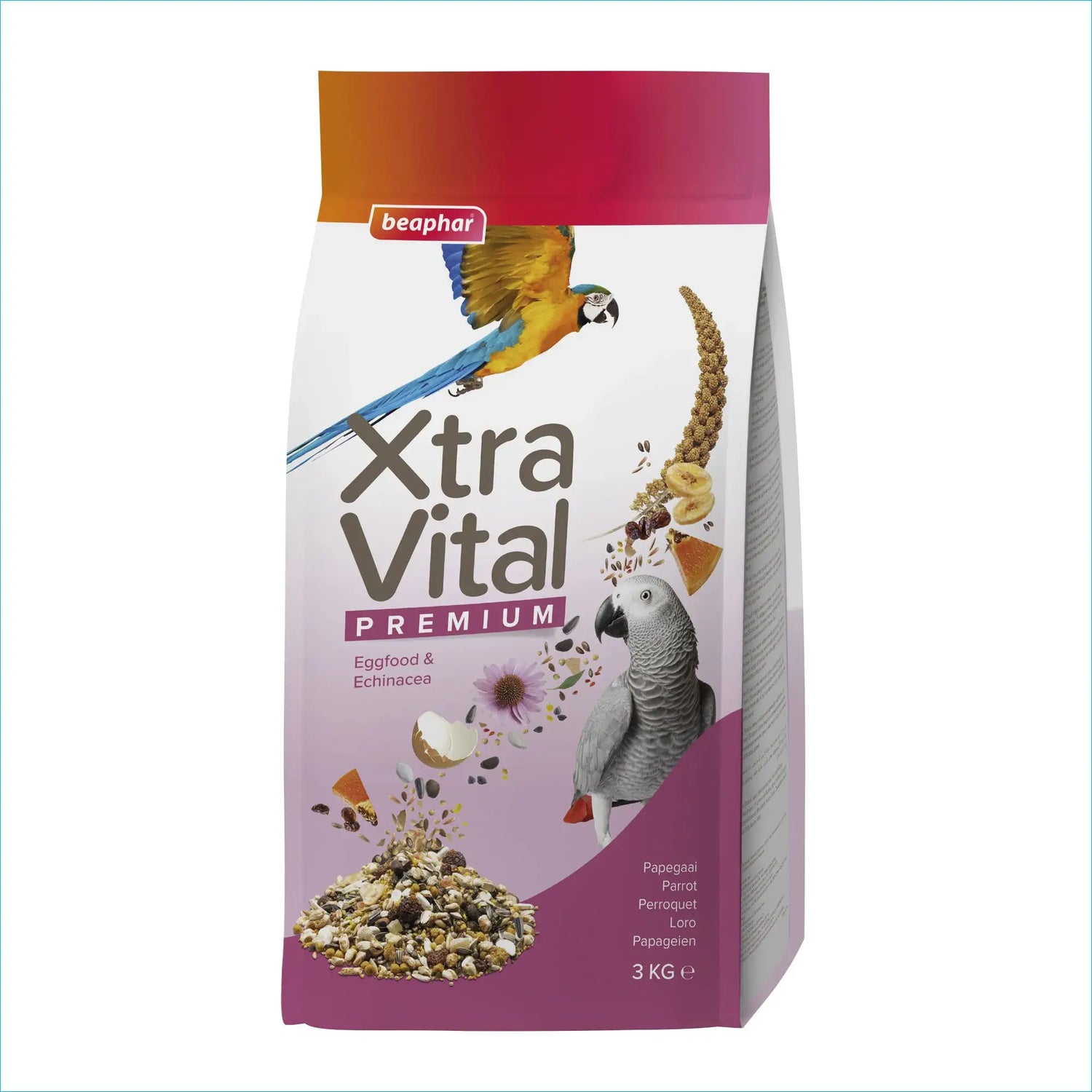 Beaphar Xtravital Papagaios 3 kg