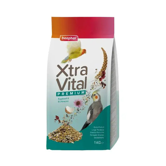 Beaphar Xtravital Periquitos Grandes, 1 kg