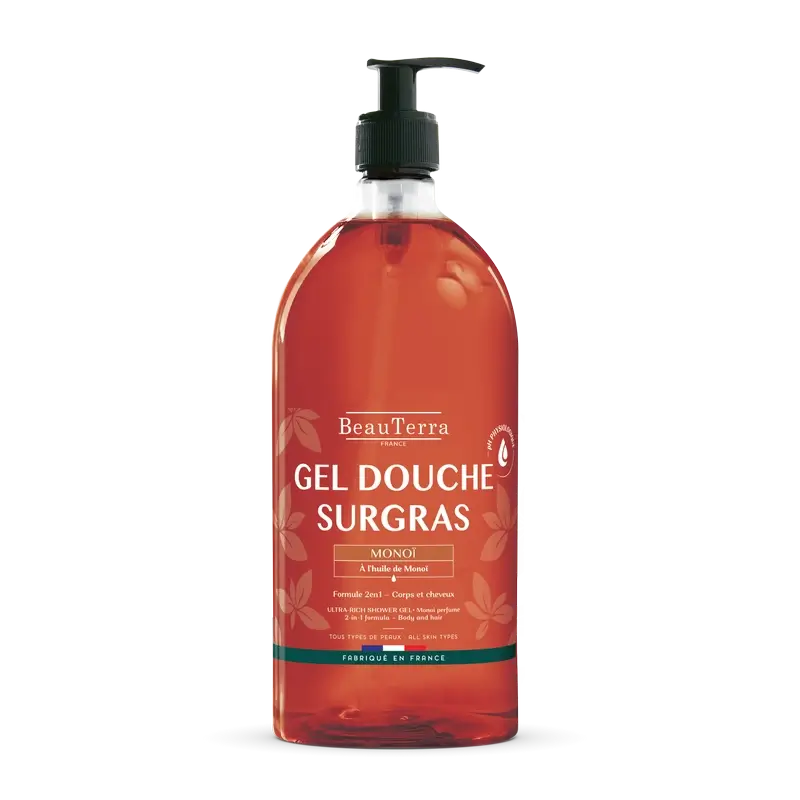 Gel de Duche Beauterra Monoi, 1000 ml