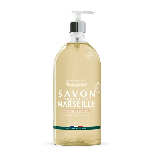 Sabonete Beauterra Flor de Algodão Marselha , 1000 ml