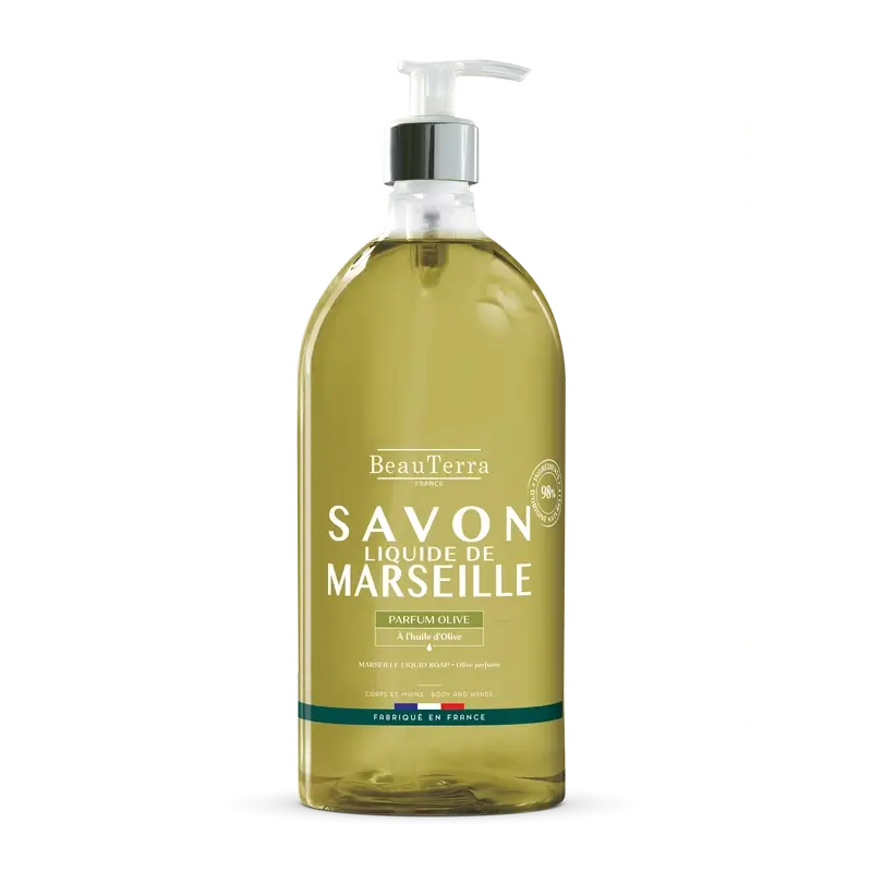 Sabonete Beauterra Olive Marseille , 1000 ml