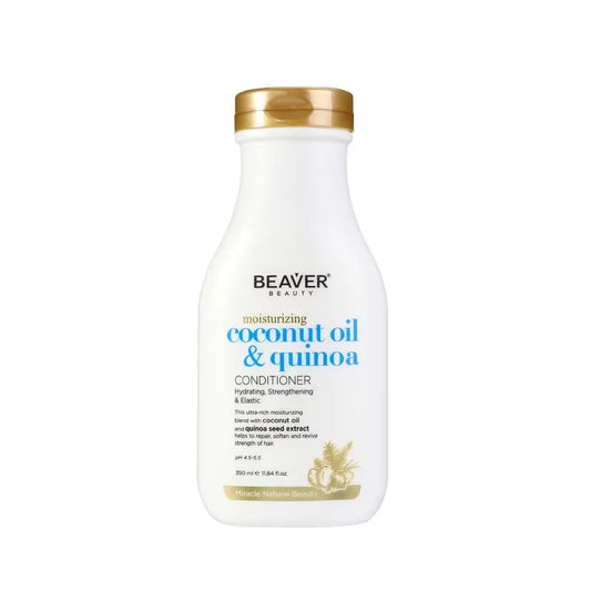 Condicionador Hidratante Óleo de Coco e Quinoa Beaver , 350 ml