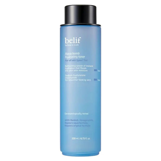 Belif Aqua Bomb Tónico Hidratante, 200 ml