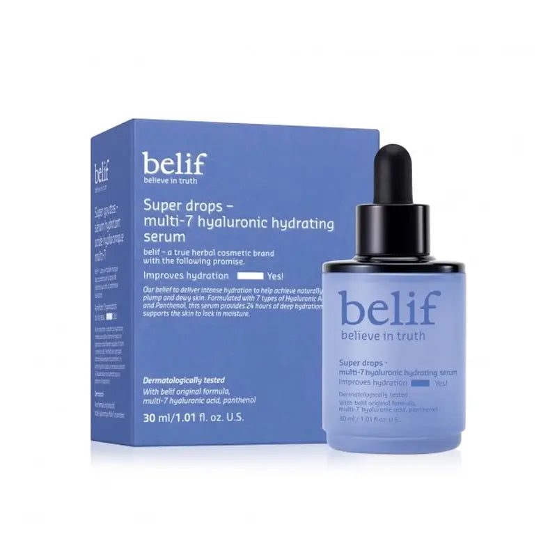 Belif Super Gotas - Sérum Hialurónico Hidratante Multi-7 , 30 ml