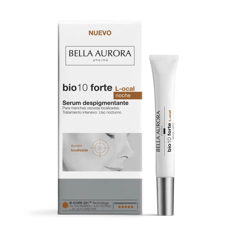 Bella Aurora Bio10 Forte L-Ocal Tratamento Despigmentante Intensivo de Noite , 9 ml