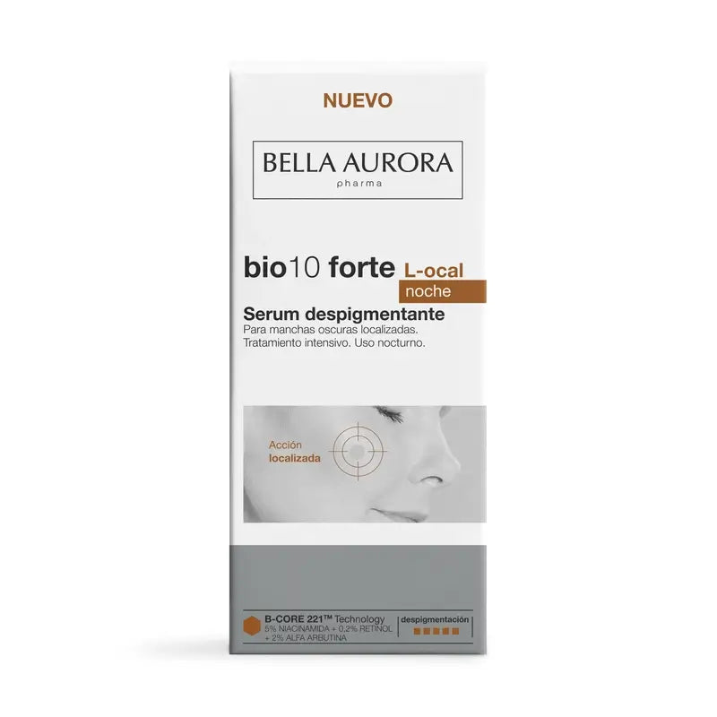 Bella Aurora Bio10 Forte L-Ocal Tratamento Despigmentante Intensivo de Noite , 9 ml