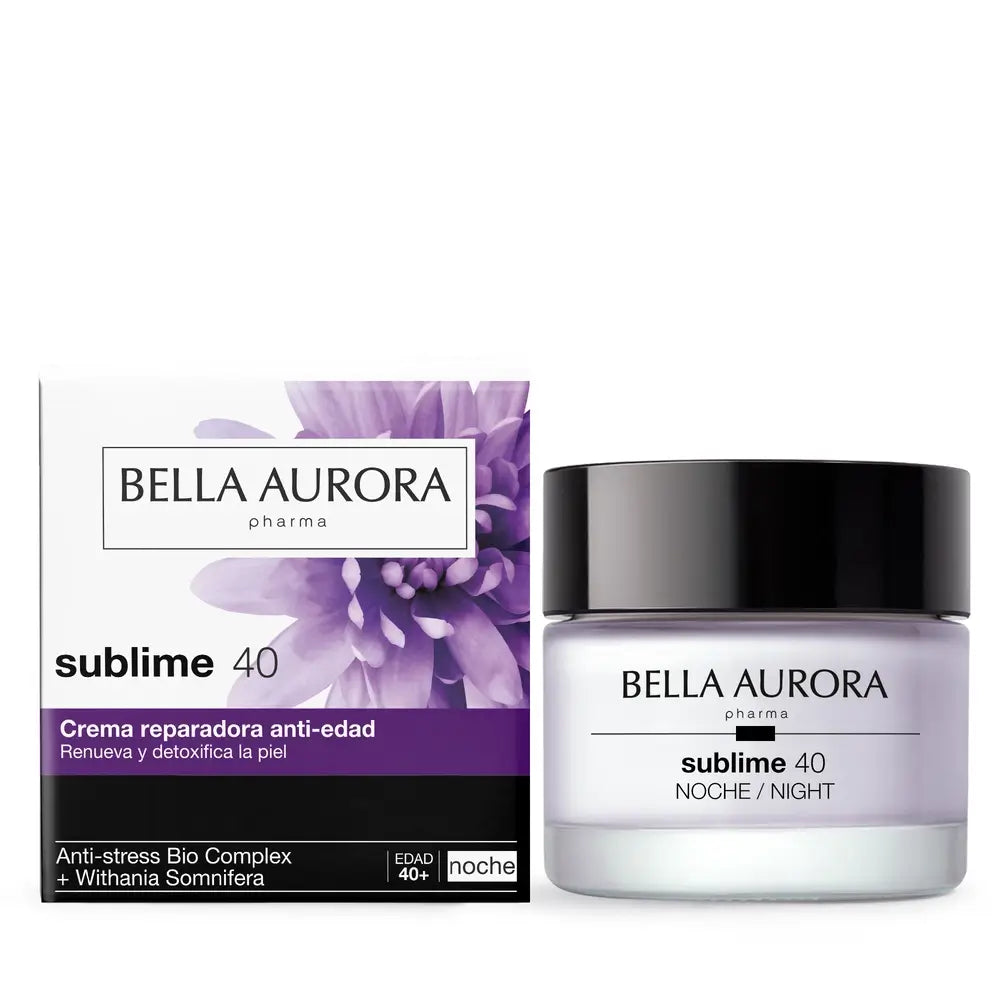 Bella Aurora Sublime 40 Creme de Noite Anti-Idade, 50 ml