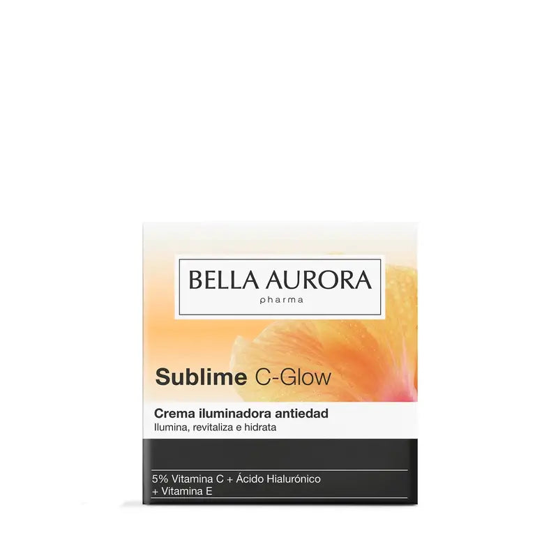 Bella Aurora Sublime C-Glow Creme Anti-Idade Iluminador, 50 ml