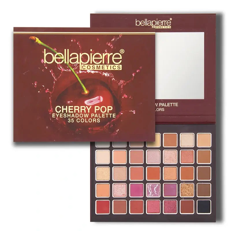 Bellapierre Cosmetics Cherry Pop Eyeshadow Palette, 35 Cores , 38 g