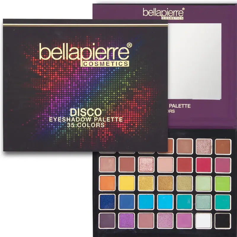 Bellapierre Cosmetics Disco Eyeshadow Palette, 35 Cores , 38 g
