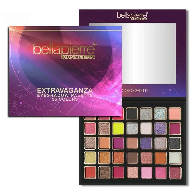 Bellapierre Cosmetics Extravaganza Eyeshadow Palette, 35 Cores , 38 g
