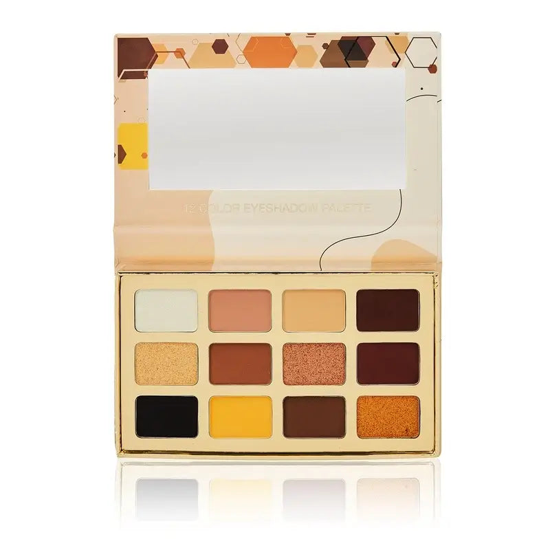 Bellapierre Cosmetics Milk & Honey Eyeshadow Palette, 12 Cores , 25 g