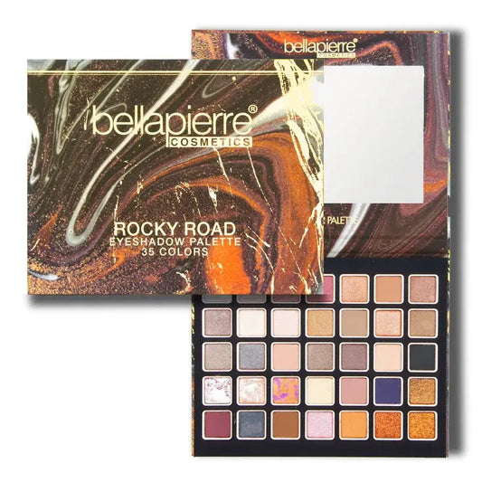 Bellapierre Cosmetics Rocky Road Eyeshadow Palette, 35 Cores , 38 g