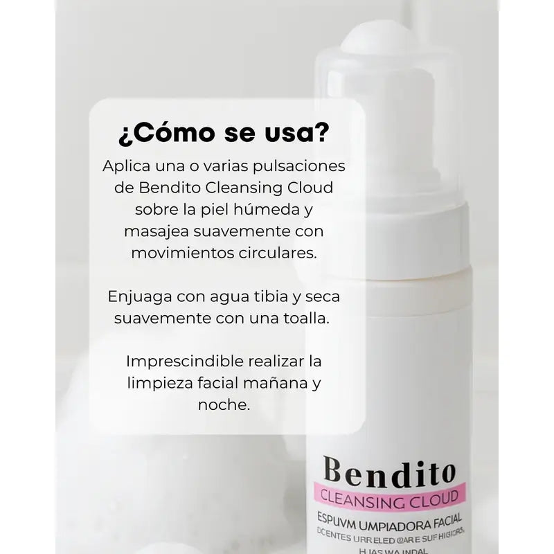 Bendito Cleansing Cloud Espuma de Limpeza, 150 ml