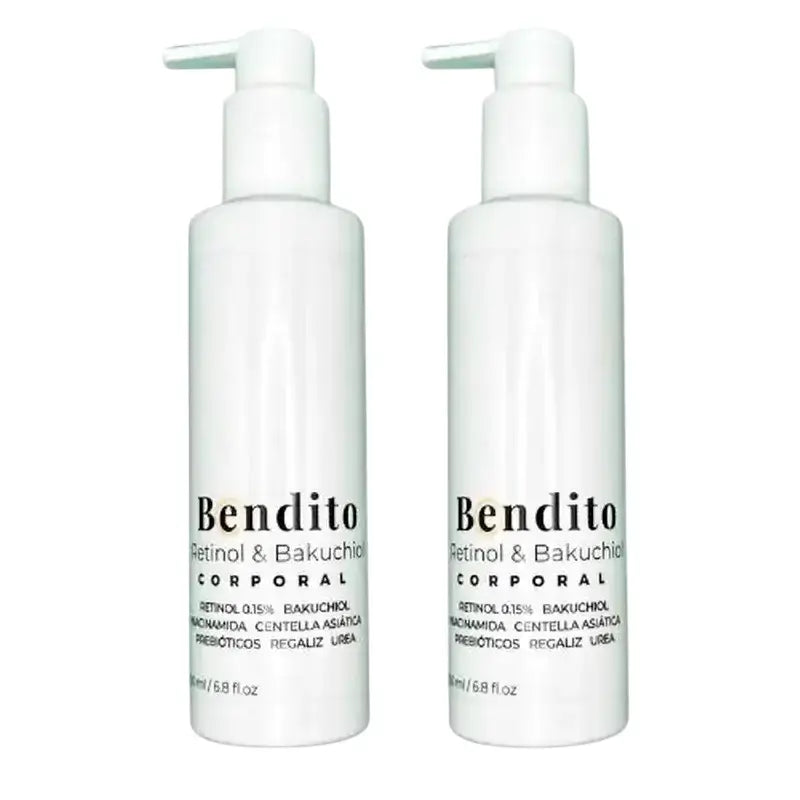 Bendito Retinol & Bakuchiol Creme Corporal, Embalagem 2 x 200 ml