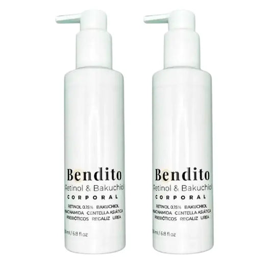 Bendito Retinol & Bakuchiol Creme Corporal, Embalagem 2 x 200 ml