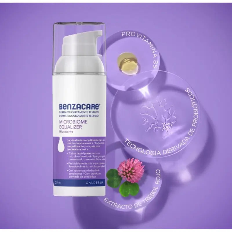 Benzacare Equalizador do Microbioma Hidratante, 50 ml