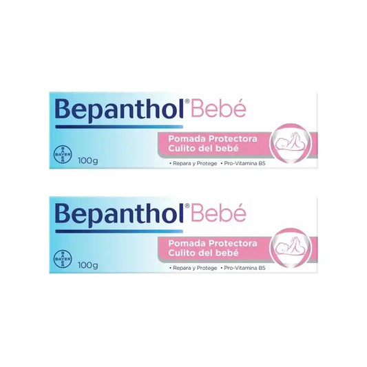 Bepanthol Pomada protetora para bebés, 2X100 Gr