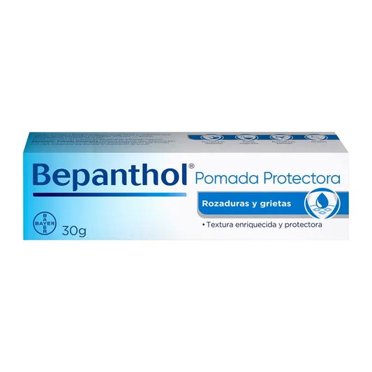 Bepanthol Pomada Protetora Rachaduras e Assaduras Pele Sensível, 30 gr