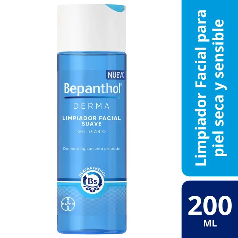 Bepanthol Derma Desmaquilhante Facial Suave Sem Sabão 200 ml