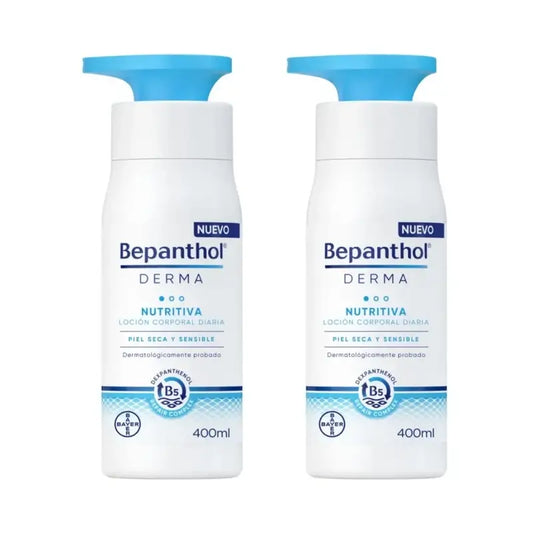 Bepanthol Derma Loção Corporal Diária Nutritiva, 2X400 Ml
