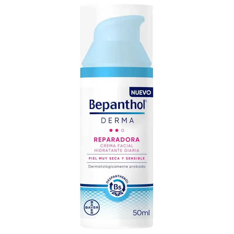 Bepanthol Derma Creme de Rosto Reparador Hidratante Diário, 50 ml