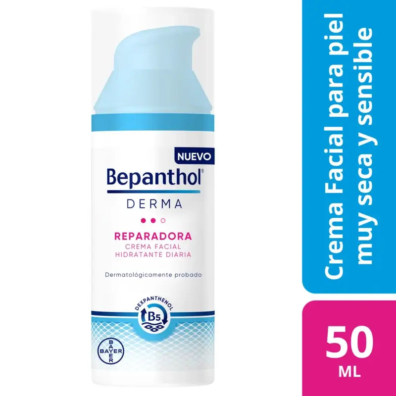 Bepanthol Derma Creme de Rosto Reparador Hidratante Diário, 50 ml