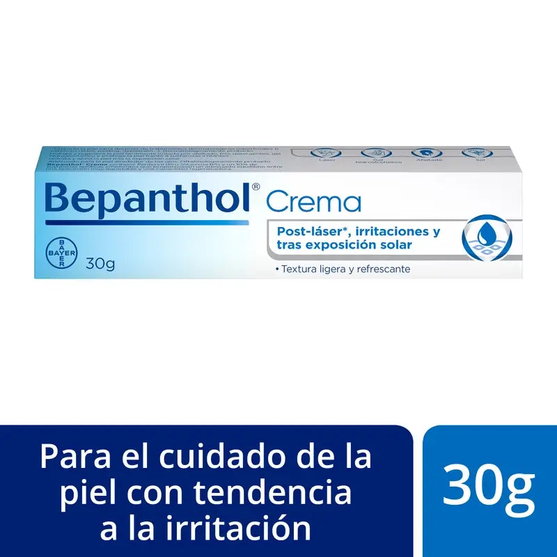 Bepanthol Creme Regenerador Pós-laser e Irritação, 30 gr