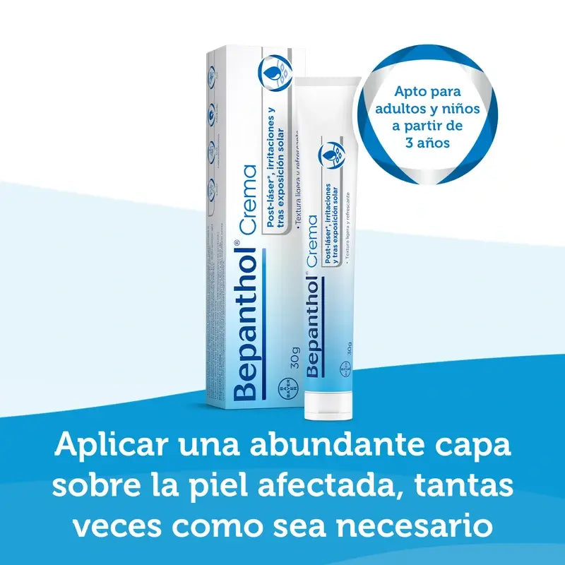 Bepanthol Creme Regenerador Pós-laser e Irritação, 30 gr