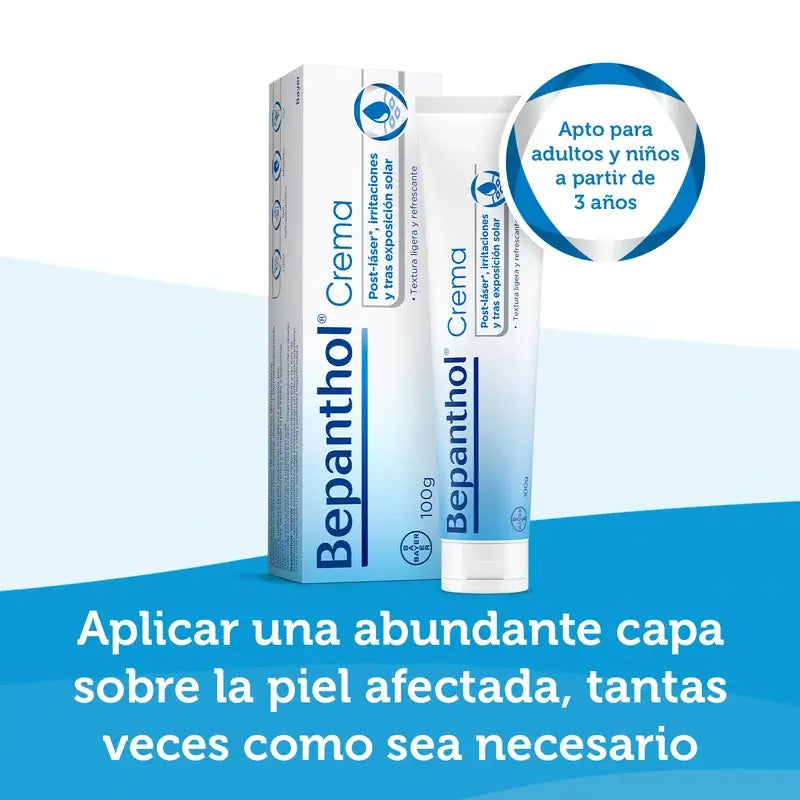 Bepanthol Creme Regenerador Pós-laser e Irritação, 100 gr