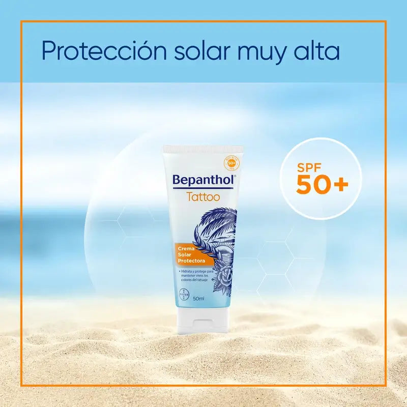 Bepanthol Tattoo Protetor Solar SPF50, 50 ml