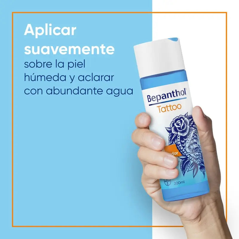 Bepanthol Tattoo Gel de Limpeza, 200 ml