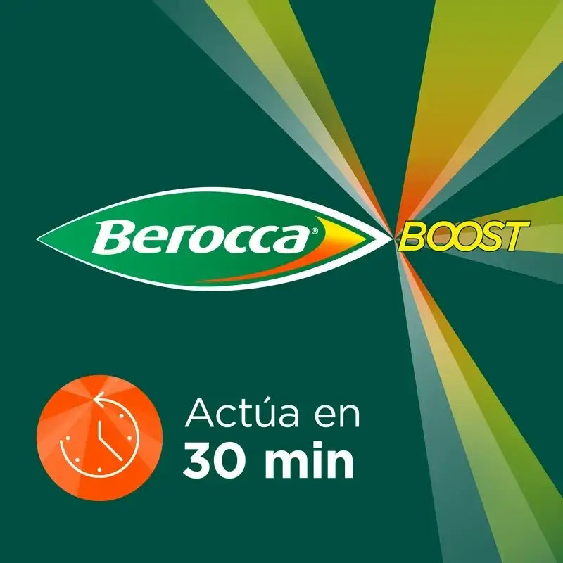 Berocca Boost Magnésio, Vitaminas e Minerais com Guaraná, 2x30 Comprimidos Efervescentes