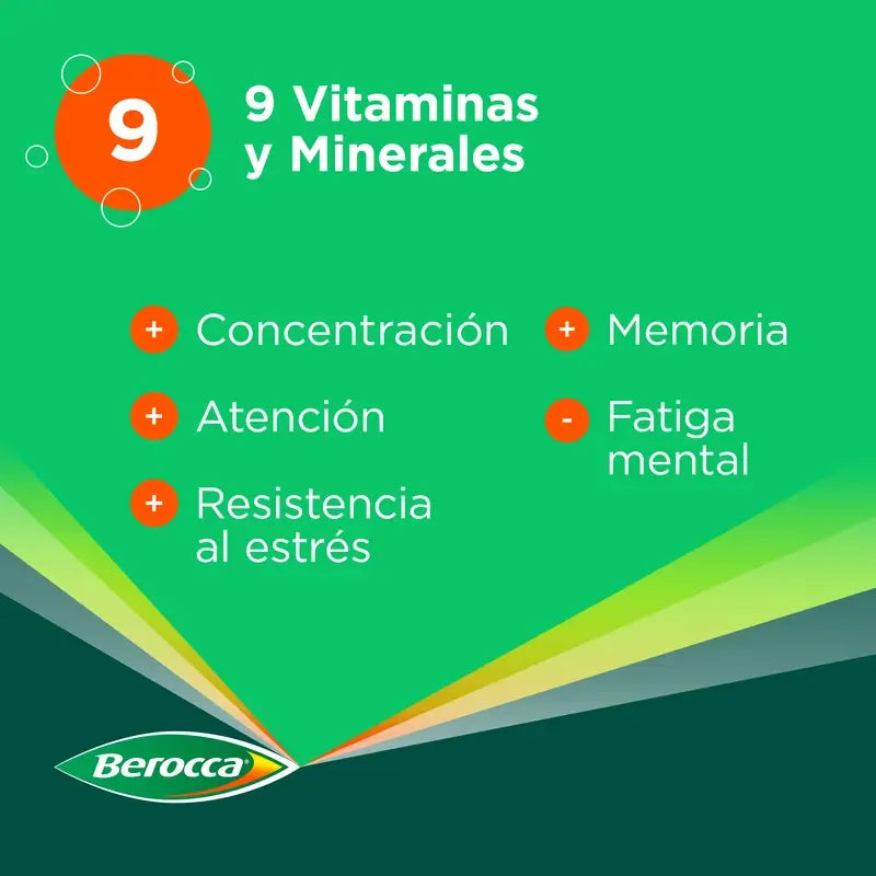 Berocca Performance Orange, 30 Pastilhas Efervescentes