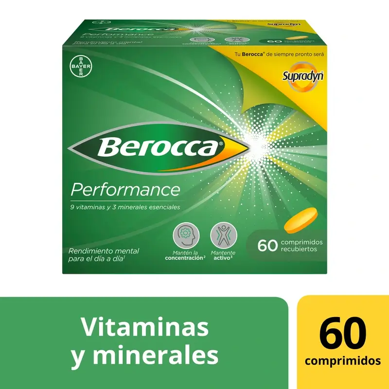 Berocca Performance, 2X60 Comprimidos