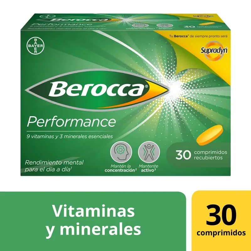 Berocca Performance, 30 Comprimidos