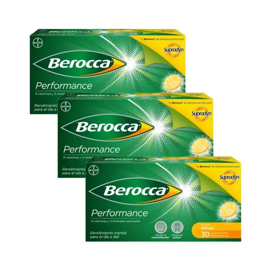Berocca Performance Orange, 3X30 Comprimidos Efervescentes