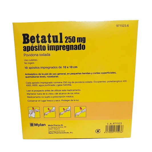 Betatul 200 Milligr 10 Pensos